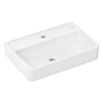 HANSGROHE - Xanuia Q Umyvadlo 55x37 cm, bez přepadu, otvor pro baterii, SmartClean, bílá 61122450