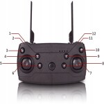 Malplay Dron 2,4 GH se 4 vrtulemi HD kamera Hi Tech