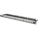 Digitus DN-91422 24 portů síťový patch panel 483 mm (19) 0.5 U neosazený