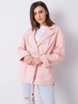 Dámský kabát EN světle růžový XL