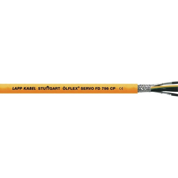 LAPP 0027978/500 servo kabel 4 x 2.5 mm², 500 m