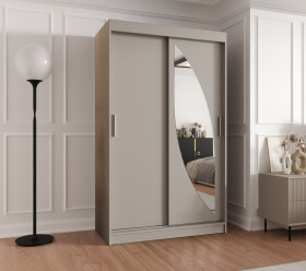 Šatní skříň Abi Milo Rozměry: 120 cm, Barva korpusu + barva dveří: Kašmír + Kašmír