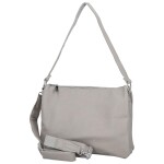 Stylová dámská koženková crossbody kabelka Cindra, šedá
