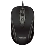 Yenkee Quito černá / Optická myš / 2400 DPI / 4 tlačítka / USB / 1.45m (45012280)