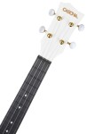 Cascha HH 2286 Carbon Fibre Ukulele Set White