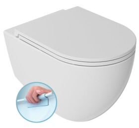 ISVEA - INFINITY závěsná WC mísa, Rimless, 36,5x53cm, bílá 10NF02005