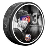 Mustang Puk New York Islanders NHL #3 Pelech Neon Visor