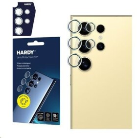 3mk HARDY Lens Protection Pro skla na fotoaparát pro Samsung Galaxy S24 Ultra Yellow (5903108573252)