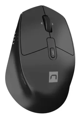 Natec KITE černá / Bezdrátová myš / Kancelářská / Pro praváky / Blue Sense / 4000 DPI / USB + Bluetooth (NMY-2347)