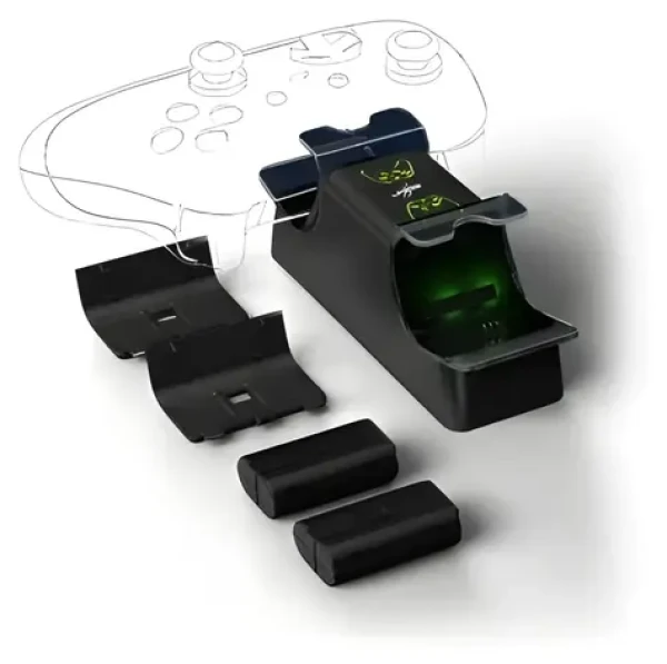 URage Charging Station / Nabíjecí stanice pro ovladač Xbox Series X/S / 2 ovladače / NiMH 2× 1 100 mAh