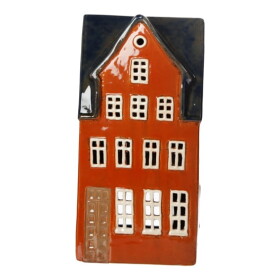 Det Gamle Apotek Lucerna domeček 30,5 cm, oranžová barva, keramika