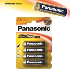Panasonic Alkaline Power LR6APB AA / Alkalická baterie / 1,5 V / 4 ks / Blistr (12036)