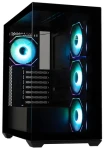 BitFenix CETO Cube černá / PC skříň / ATX / 4x 120mm ARGB / 2x USB 3.0 + USB-C / bez zdroje / tvrzené sklo (BFC-CET-300-KKGSK-4A)