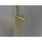 MEXEN/S - Lunar L vanová zástěna FIX 50 x 150, transparent, zlatá kartáčovaná 897L-050-000-55-00