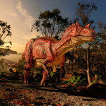 Nástěnný kalendář poznámkový 2027 Notique Dinosauři, 30 x 30 cm