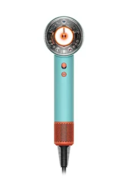 Dyson HD07 Supersonic modrá-oranžová / Fén na vlasy / 1600 W / 3 teploty / 3 rychlosti / kabel 2.6m (515276-01)