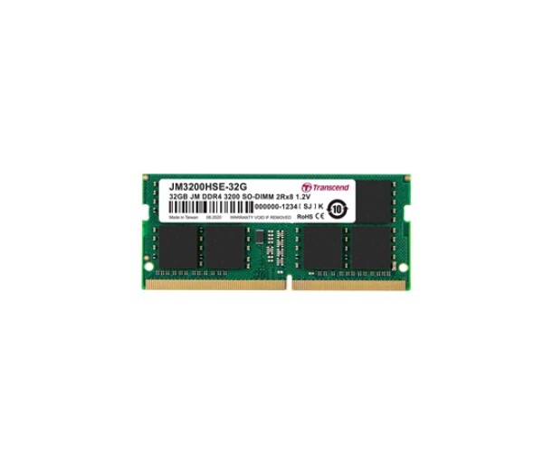 TRANSCEND SODIMM DDR4 32GB 3200MHz 2Rx8 2Gx8 CL22 1.2V EDF_985121