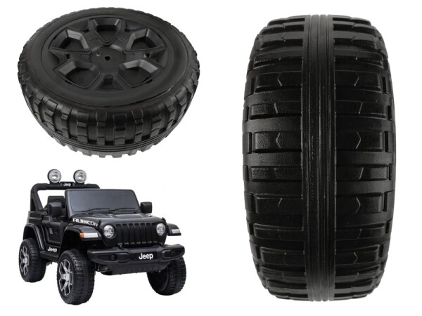 Mamido Náhradní kolo EVA s puklicí na elektrické vozítko Jeep Wrangler Rubicon