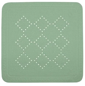 Spirella ALASKA protiskluzová podložka do sprchy bazalkově zelená / PVC / 55 x 55 cm