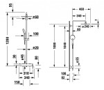 DURAVIT - C.1 Sprchový set s baterií, chrom C14280007010