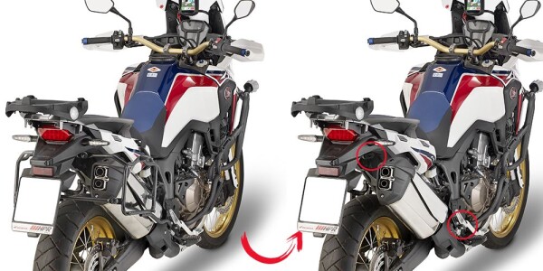 Plr1144 trubkový nosič Honda Crf 1000L Africa Twin (16-17) Easy Fit pro boční kufry - Demont.