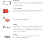 Motokrosové brýle Red Bull Strive 015 oranžové s čirým sklem - uni