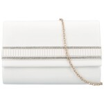 Módní dámské psaníčko Michelle Moon Aniela, bílé