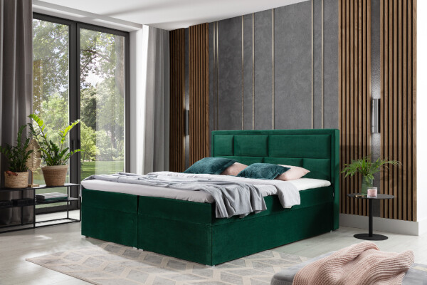 Boxspring Meron Rozměr: 160 x 200 cm, látka: Kronos 19
