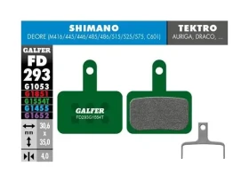 Brzdové destičky Galfer FD293 - Galfer FD293 Pro G1554T brzdové destičky pro Shimano/Tektro/TRP