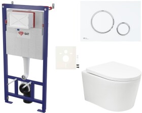 Závěsný WC set do lehkých stěn / předstěnová SAT BREVIS SIKOSSBRTOR76K SIKOSSBRTOR76K