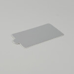 Cake star Podložka pod minidezerty stříbrná obdelník 10x6 cm