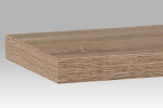 Polička nástěnná 120 cm, MDF, 3D dekor dub sonoma, baleno v ochranné fólii