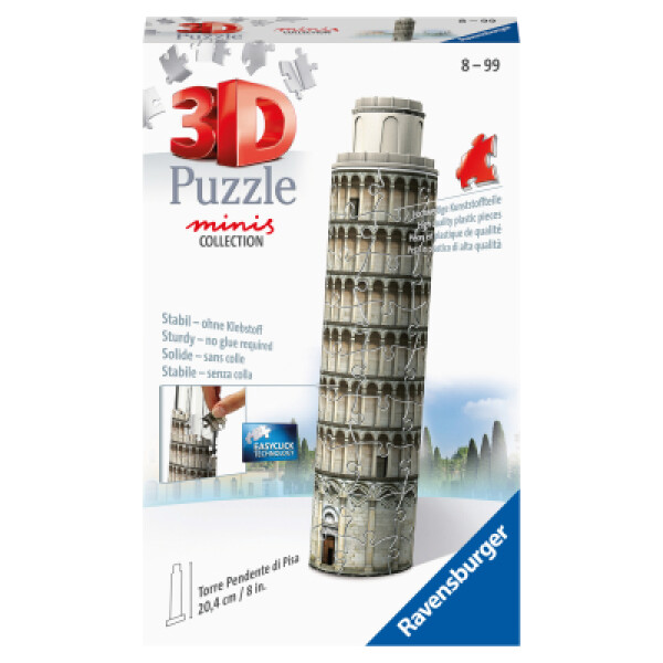 Puzzle 3D Mini Šikmá věž Pise 54 dílků
