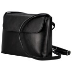 Trendy dámská kožená crossbody Deliss, černá