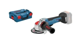 BOSCH GWX 18V-10 PC Professional + L-BOXX 136 / Aku úhlová bruska / X-LOCK / 125 mm / 9.000 ot. za min. / bez baterie (06017B0700)
