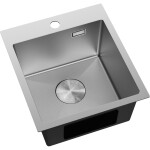 MEXEN - Solix ocelový dřez 1-bowl 400 x 450 mm, nerez HC 6401401000-01HC