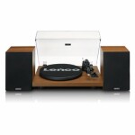 Lenco LS-480 hnědá / Gramofon / 33 45 RPM / 3.5 mm / RCA / BT 4.2 / 2x 30W repro (LS480WD)