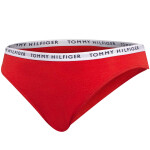 Tommy Hilfiger 3Pack tanga kalhotky UW0UW028280R2 Brown/Red/Ecru S