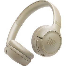 JBL Tune 530 sluchátka otevřená (On Ear) Bez kabelu, Bluetooth® béžová