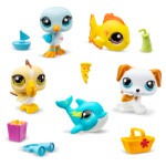 Littlest Pet Shop 5 zvířátek Pláž