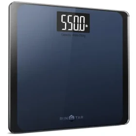RunStar D550 modrá / Osobní váha / nosnost 250 kg / skleněná plocha / LCD displej (BG1911L)