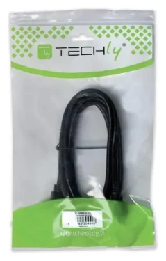 Techly ICOC-HDMI-B-015 černá / Kabel HDMI / Typ A - Mini HDMI (Type C) / High Speed s Ethernetem / 1,8m (ICOC-HDMI-B-015)