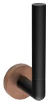 SAPHO - LARISSA držák toaletního papíru rezervní, černá/měď mat WS018BC