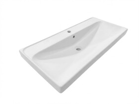 Nábytkové umyvadlo SAT Brevis 101x47,5 cm otvor pro baterii uprostřed SATBRE10046 SATBRE10046