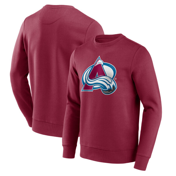 Fanatics Pánská Mikina Colorado Avalanche Primary Logo Graphic Crew Sweatshirt VALUE Velikost: