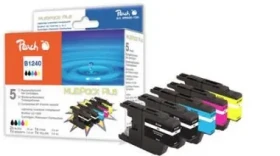 Peach remanufactured LC-1240 MultiPack Plus alternativní cartridge / Brother MFC-J430W / Multipack (0F319327)