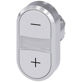 Siemens 3SU1050-3AB66-0AL0, 3SU10503AB660AL0 dvojitý tlakový spínač, 22.3 mm, 1 ks