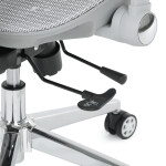 Kancelářská židle, synchronní mechanismus, šedá síťovina, KA-B2363 GREY