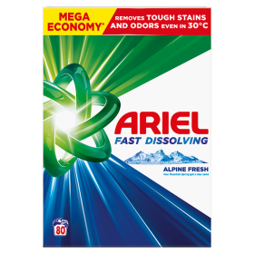 Ariel Prací Prášek 4.4kg, 80 Praní, Alpine Fresh