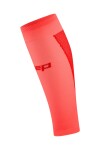CEP pánské běžecké kompresní lýtkové návleky ULTRALIGHT 4.0 - neon coral/red Velikost: III (32-38 cm obvod lýtka)